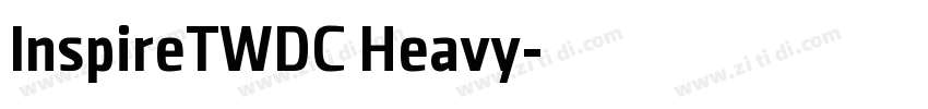 InspireTWDC Heavy字体转换